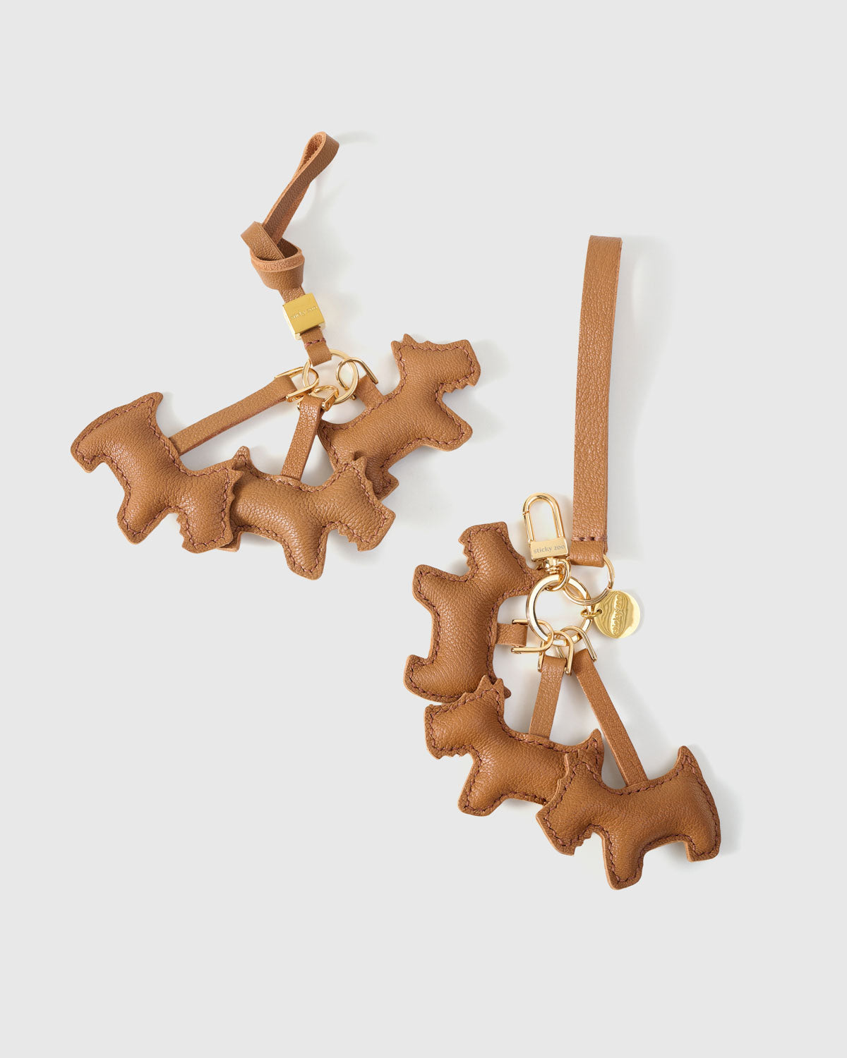 18K gold-plated hardware engraved with the STICKYZOO mark. Finished by hand. Designed in Amsterdam.