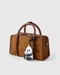 PANDA CHARM charm — real French leather, 3 days by hand.