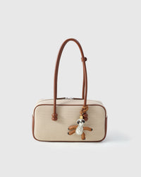 SLOTH CHARM — French Alran leather from Tarn, France, founded 1903, Entreprise du Patrimoine Vivant.