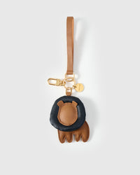 LION CHARM charm on a bag — real French Alran leather, 3 days by hand.
