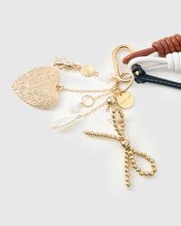 LUCKY HORSESHOE BOW STACK CHARM
