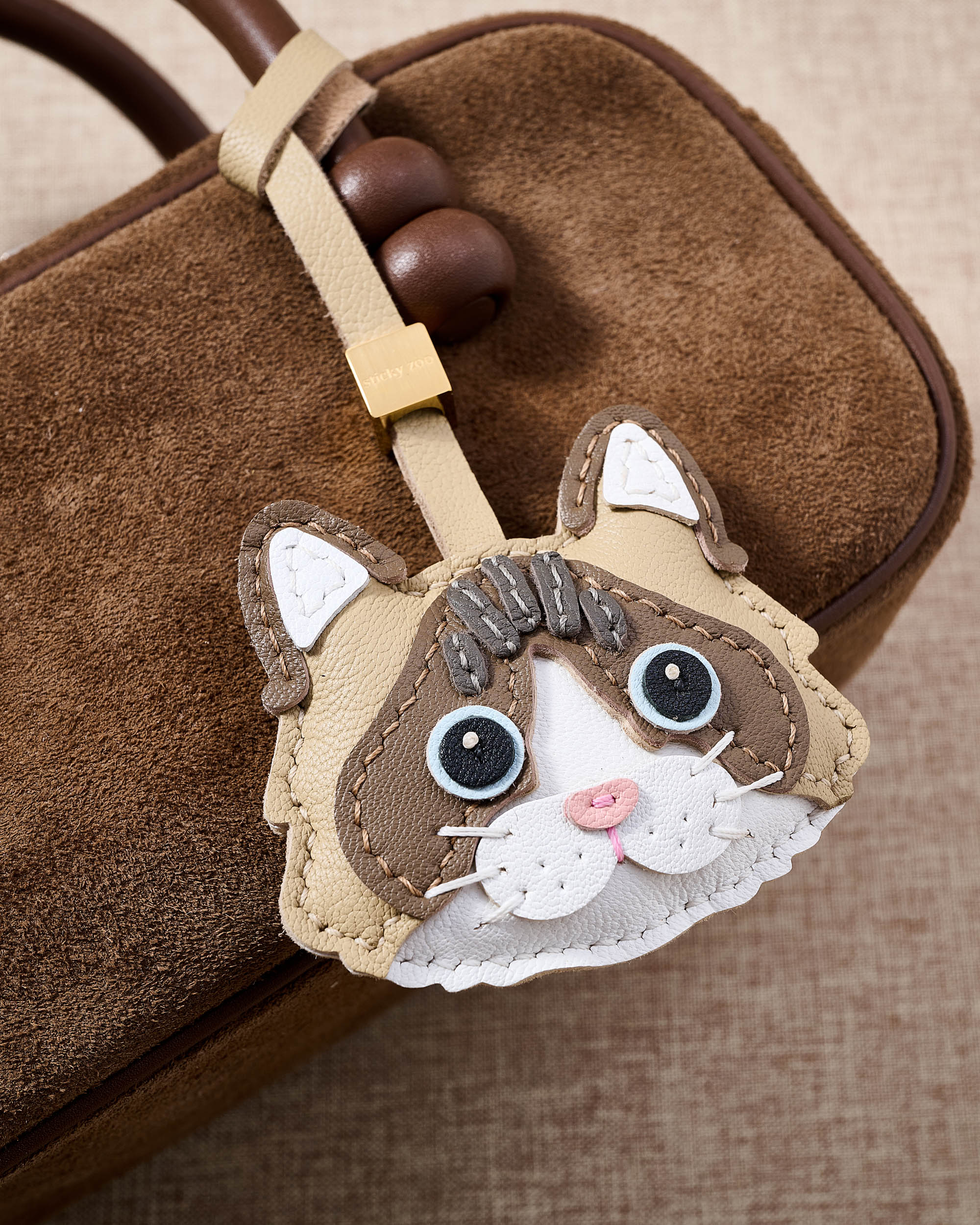 RAGDOLL CAT CHARM – LATTE PAWS EDITION