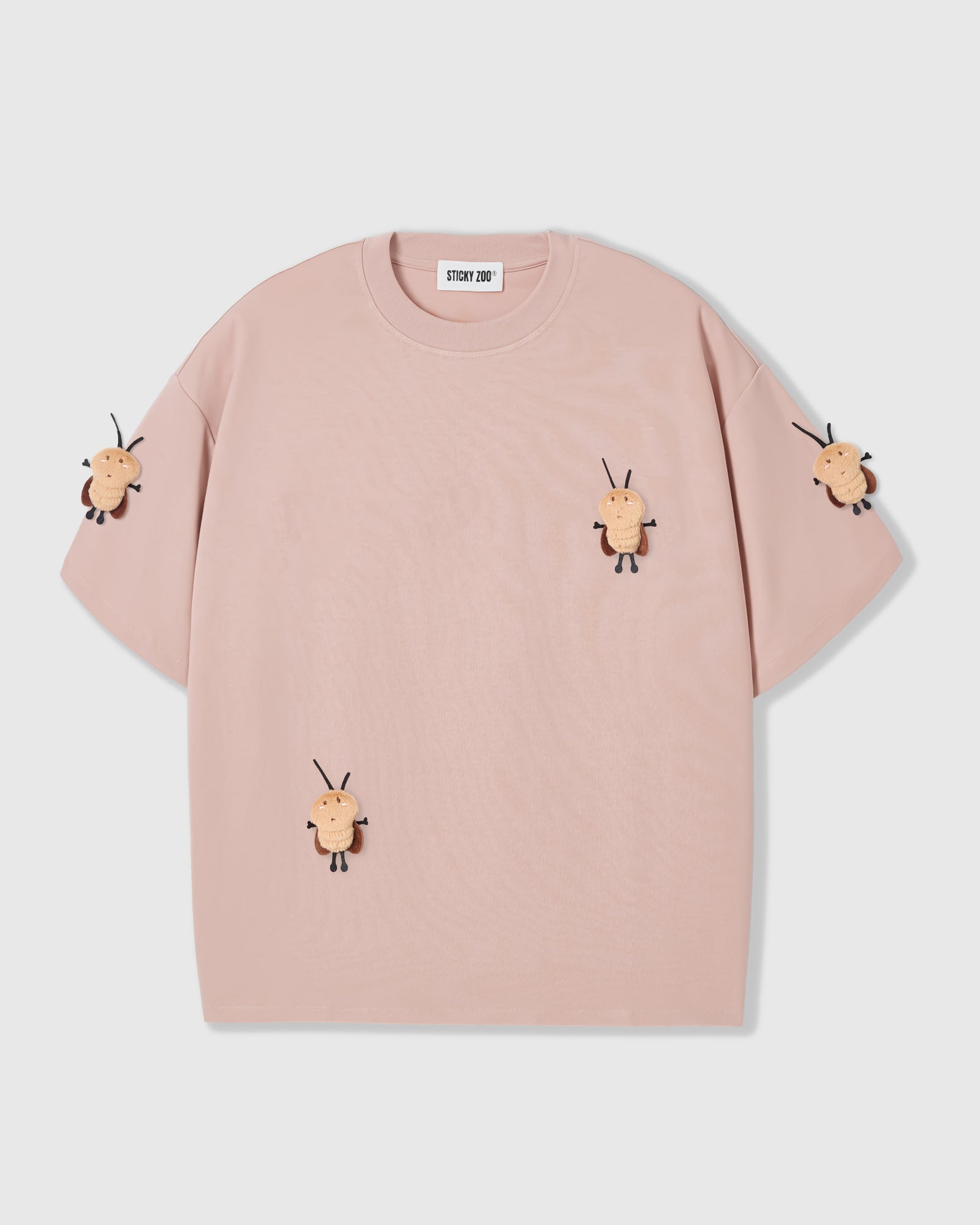 HONEY BEE SCATTER T-SHIRT — PINK