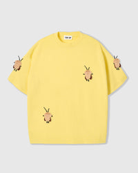 HONEY BEE SCATTER T-SHIRT — YELLOW