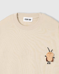 HONEY BEE SCATTER T-SHIRT — CREAM