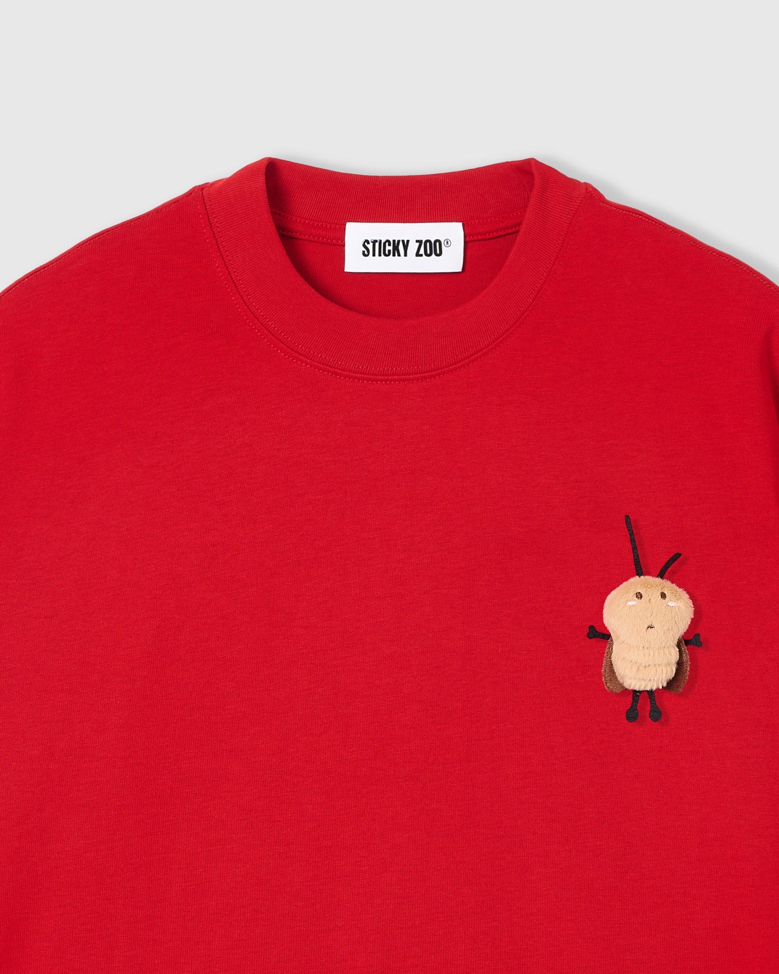 HONEY BEE SCATTER T-SHIRT — RED