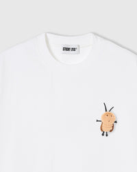 HONEY BEE SCATTER T-SHIRT — WHITE