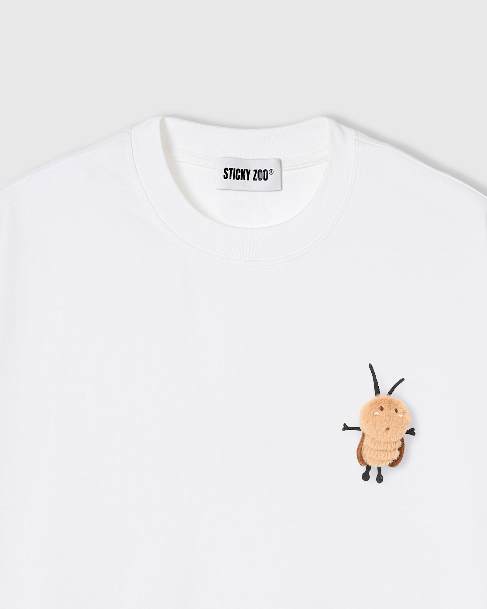 HONEY BEE SCATTER T-SHIRT — WHITE