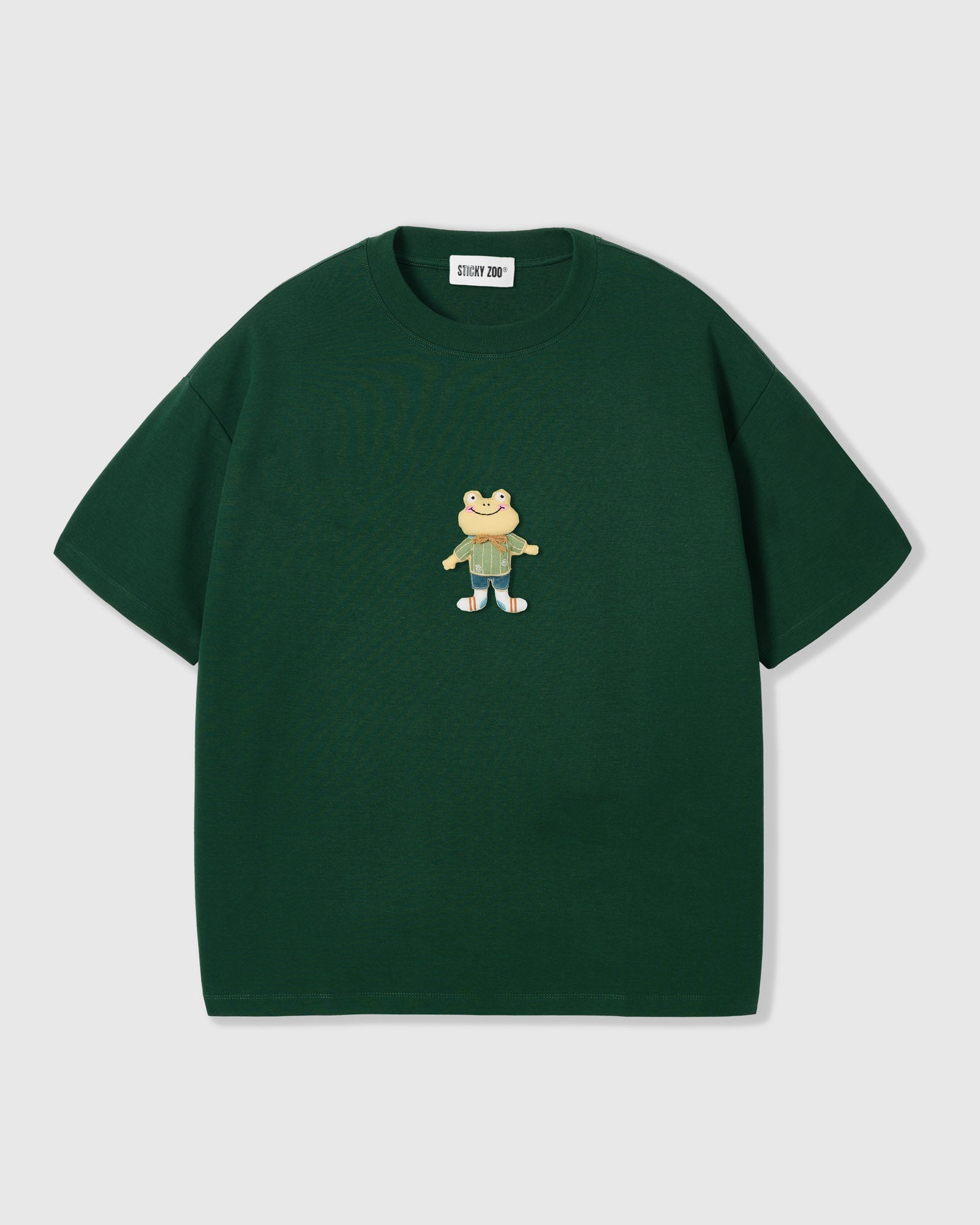 WELL-DRESSED FROG T-SHIRT — GREEN