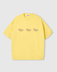 TRIO NG SPOTTY NA TUTA NA T-SHIRT — DILAW