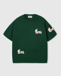 SPOTTY PUPPY SCATTER T-SHIRT — GREEN