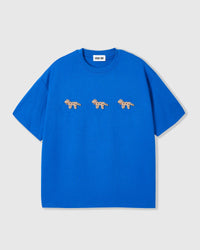 SPOTTY PUPPY TRIO T-SHIRT — BLUE