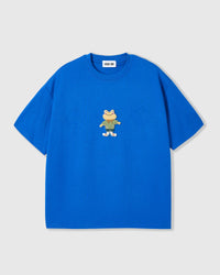 WELL-DRESSED FROG T-SHIRT — BLUE