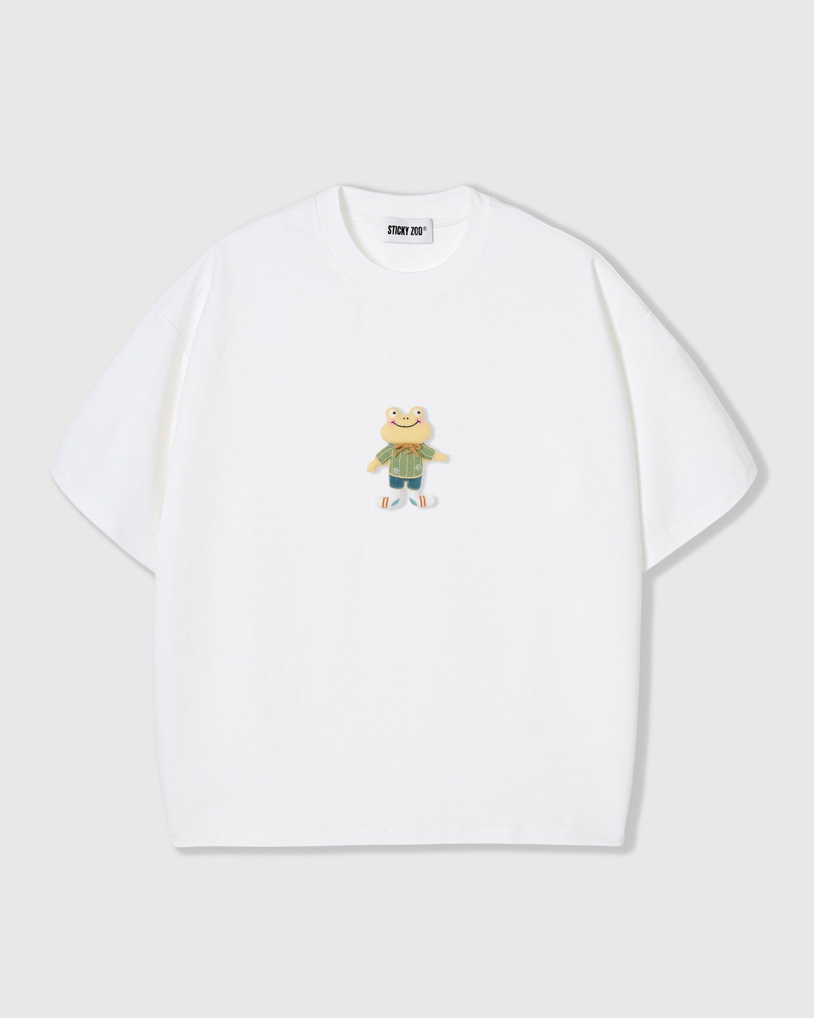 WELL-DRESSED FROG T-SHIRT — WHITE