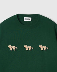SPOTTY PUPPY TRIO T-SHIRT — GREEN