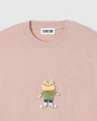 WELL-DRESSED FROG T-SHIRT — PINK
