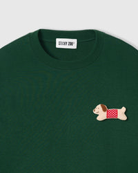 POLKA PUPPY SCATTER T-SHIRT — BERDE