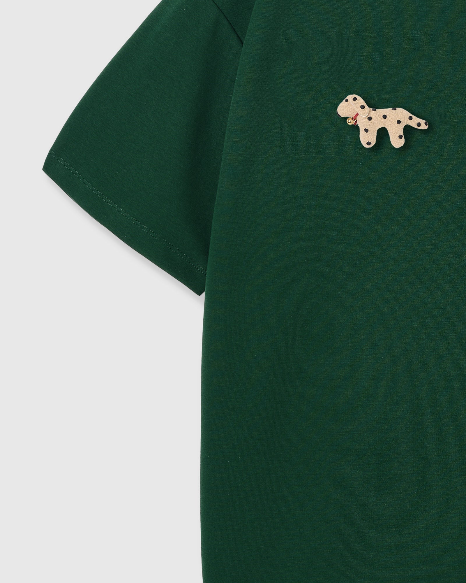 SPOTTY PUPPY TRIO T-SHIRT — GREEN
