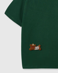 WILD TEDDY SCATTER T-SHIRT — GREEN