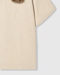 SLEEPY TEDDY SCATTER T-SHIRT — CREAM