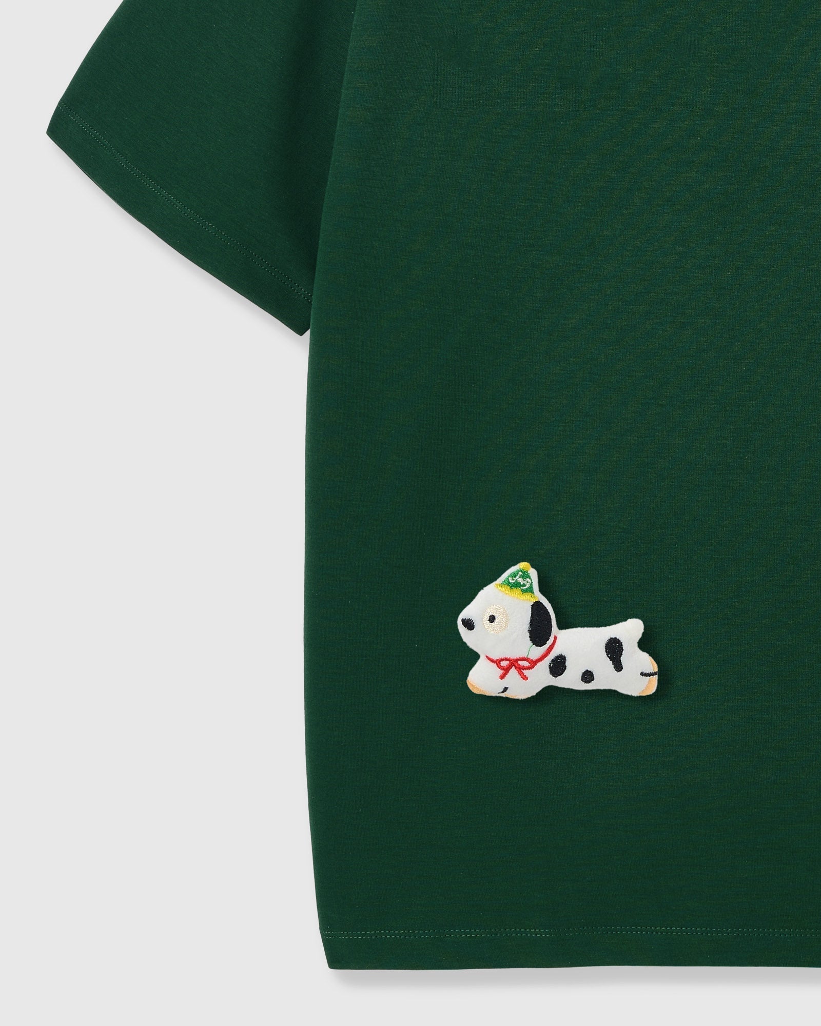 SPOTTY PUPPY SCATTER T-SHIRT — GREEN