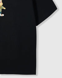 WELL-DRESSED FROG T-SHIRT — BLACK
