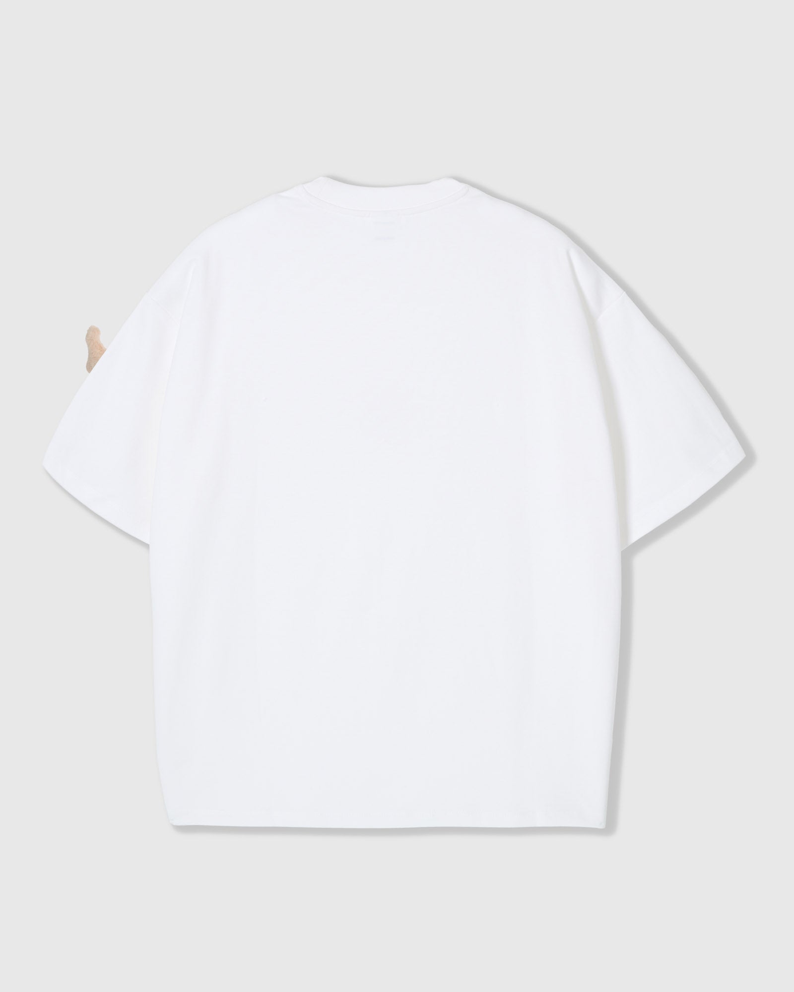 BOW PUPPY SCATTER T-SHIRT — WHITE