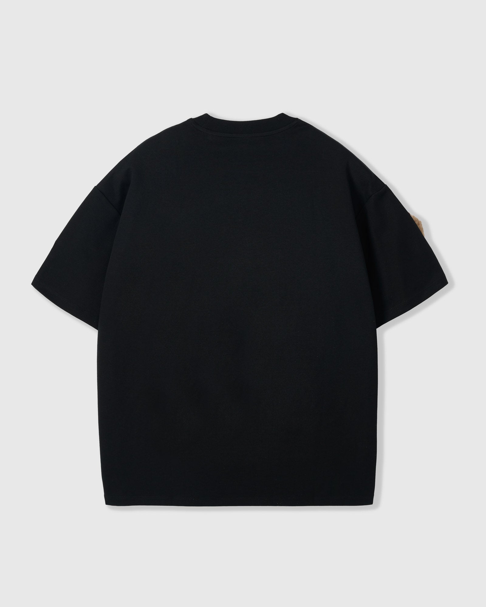 SLEEPY TEDDY SCATTER T-SHIRT — BLACK