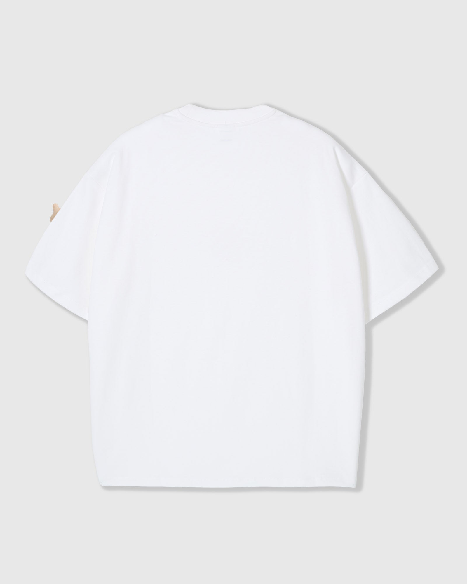 POLKA PUPPY SCATTER T-SHIRT — WHITE
