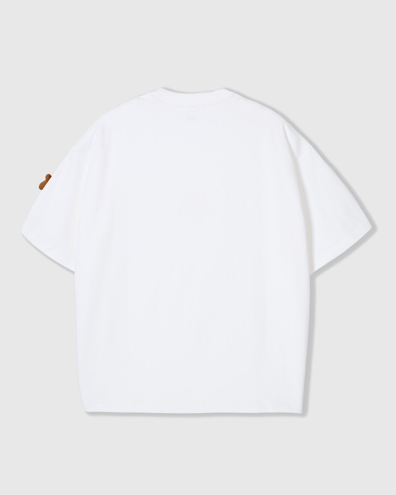 WILD TEDDY SCATTER T-SHIRT — WHITE