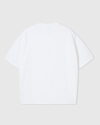 SPOTTY PUPPY SCATTER T-SHIRT — WHITE