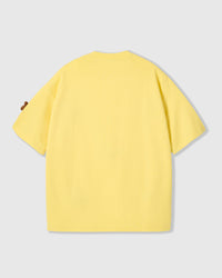 WILD TEDDY SCATTER T-SHIRT — YELLOW