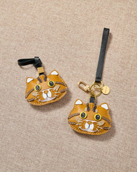 GINGER TABBY CAT CHARM