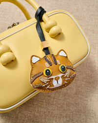 GINGER TABBY CAT CHARM