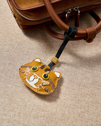 GINGER TABBY CAT CHARM