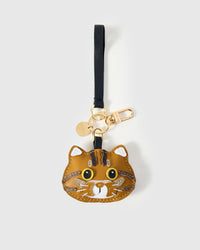 GINGER TABBY CAT CHARM