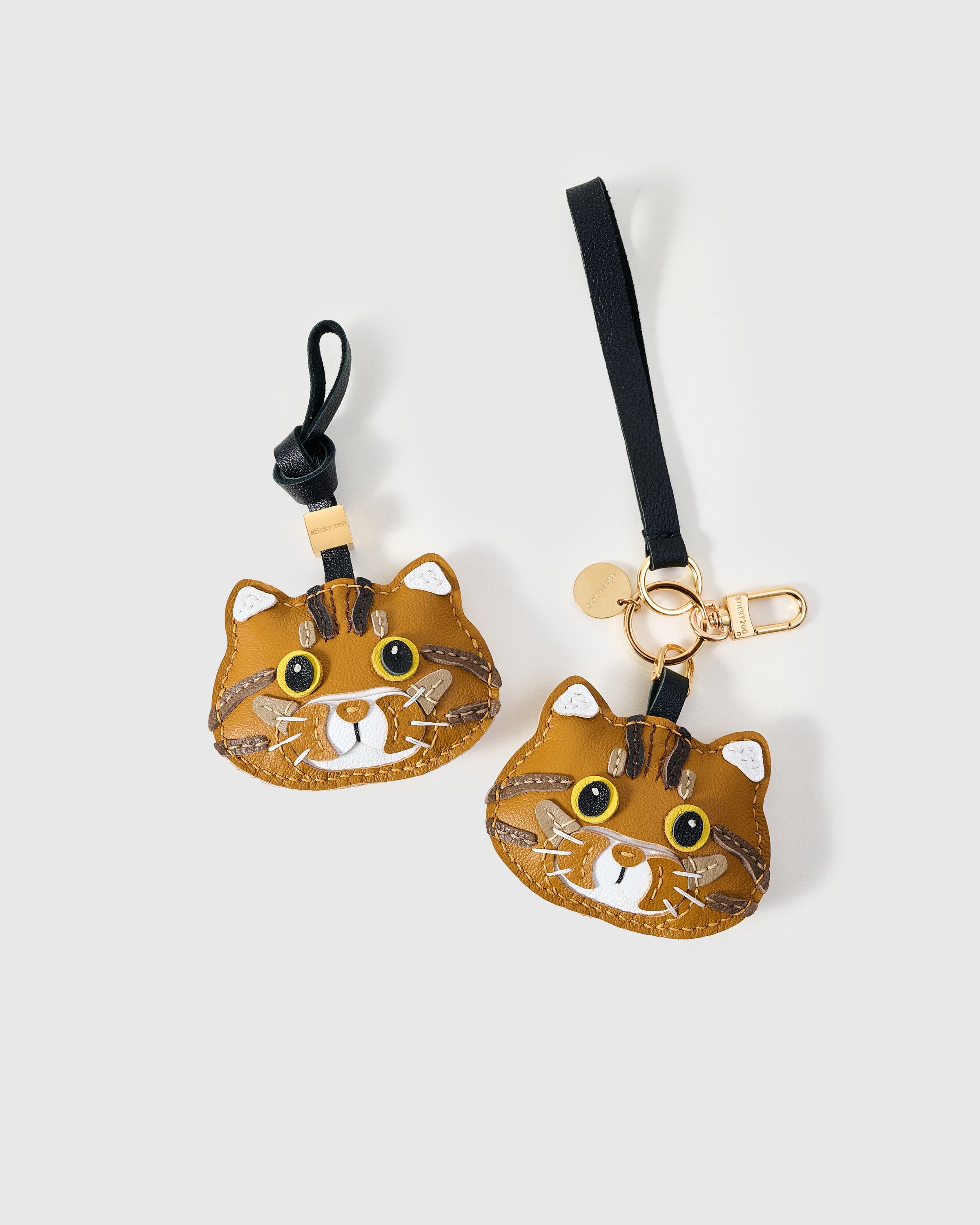 GINGER TABBY CAT CHARM