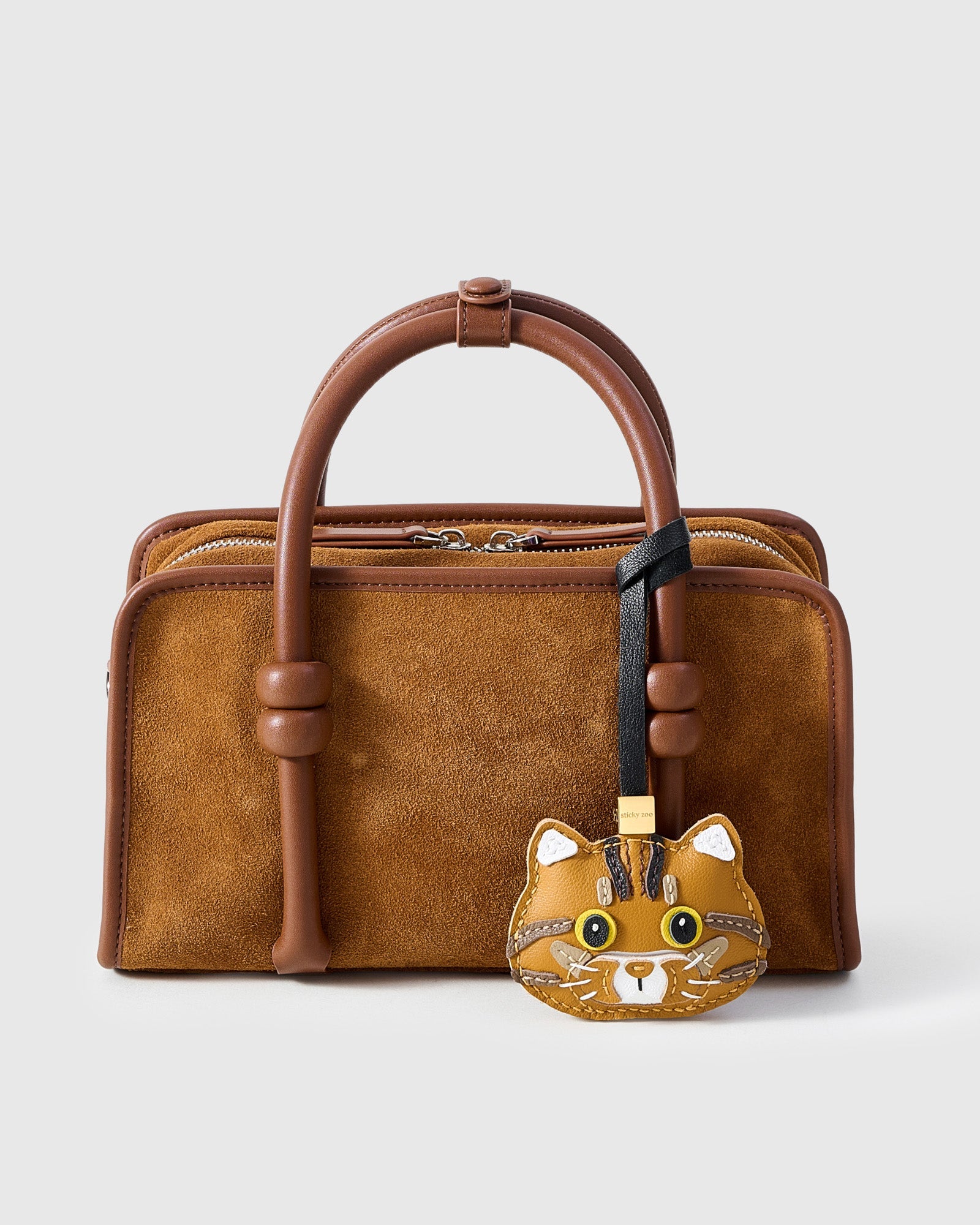 GINGER TABBY CAT CHARM