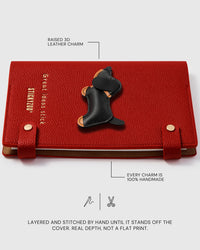 BLACK DACHSHUND NOTEBOOK