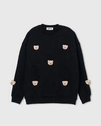 TEDDY CHECK-EAR SWEATSHIRT