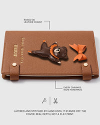 BALLERINA BEAR ORANGE NOTEBOOK