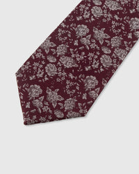 WINE DITSY TIE