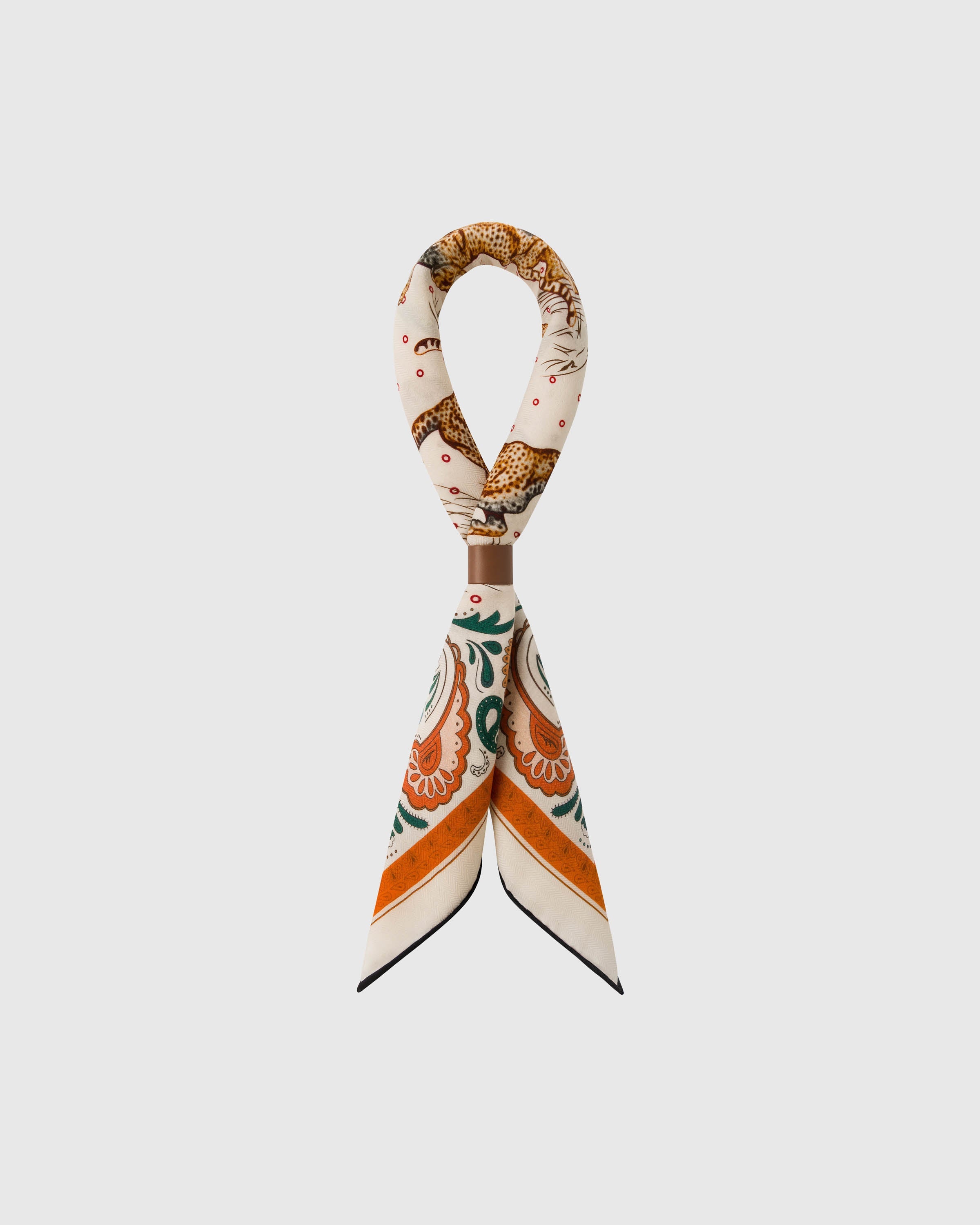 CHEETAH HUNT SILK SCARF