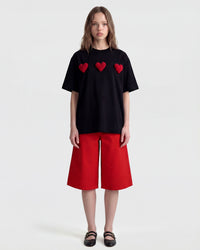 TRIPLE HEART T-SHIRT