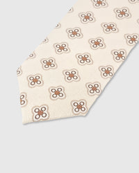 IVORY MEDALLION TIE