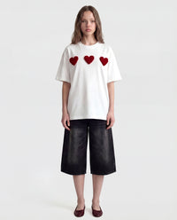 TRIPLE HEART T-SHIRT