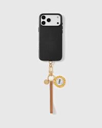 GOLDEN CHIP LEATHER PHONE STRAP