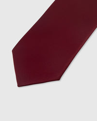 CLARET TWILL TIE