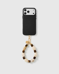 COCOA MARBLE MIX PHONE STRAP