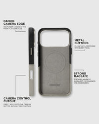 WALLET PHONE CASE — BLACK STONE